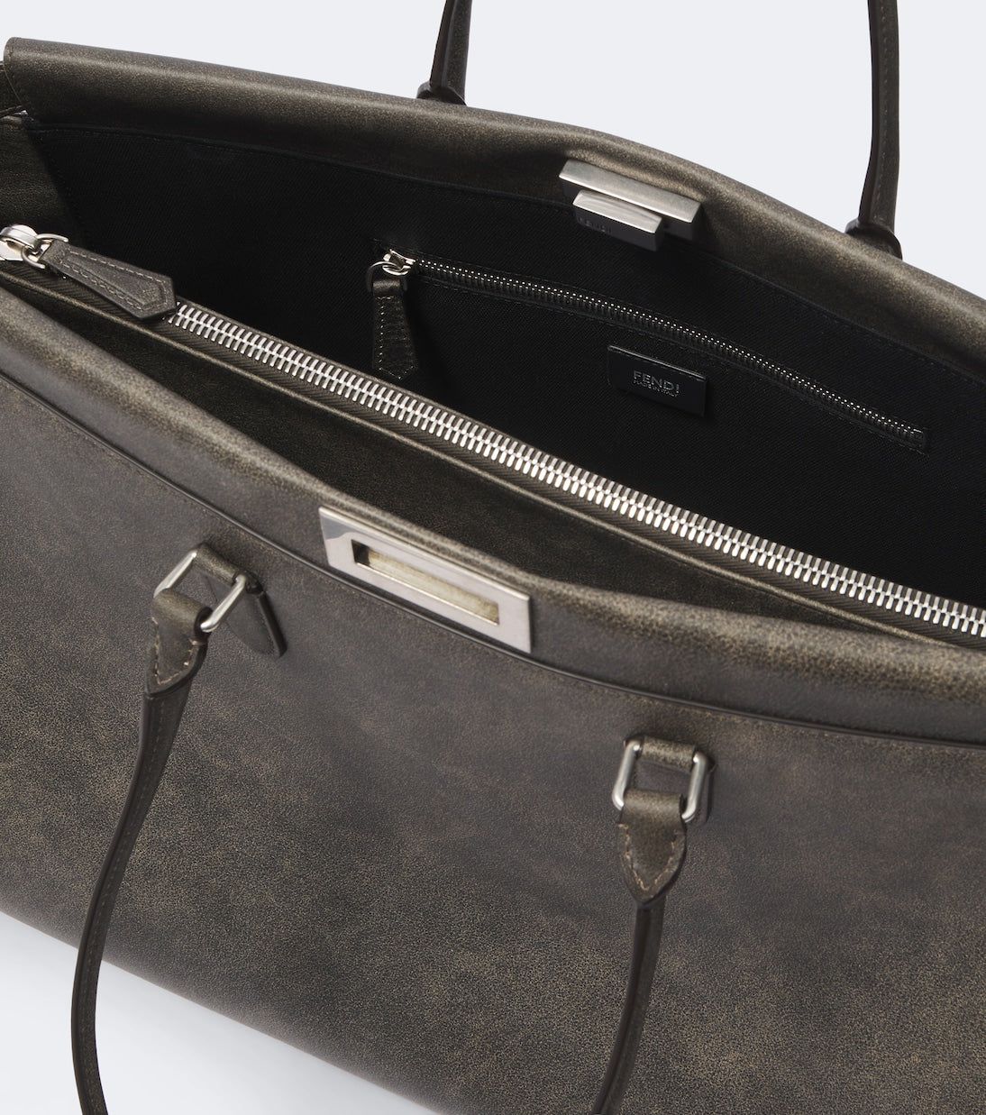 Fendi - Peekaboo® Large leather tote bag