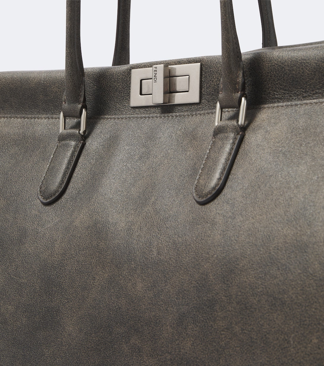 Fendi - Peekaboo® Large leather tote bag