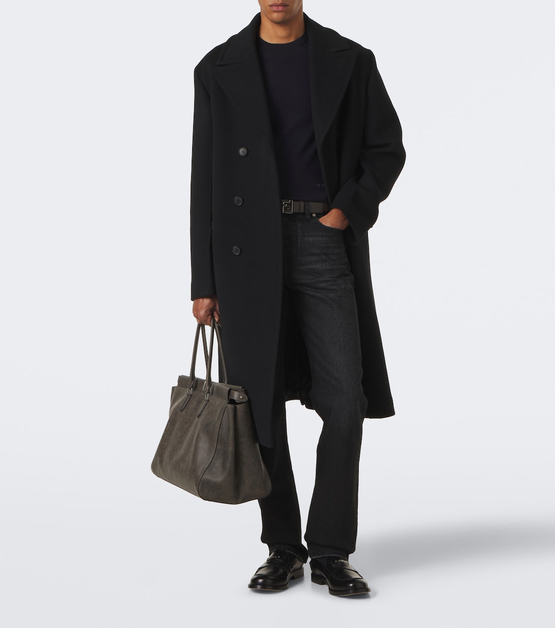 Fendi - Peekaboo® Large leather tote bag