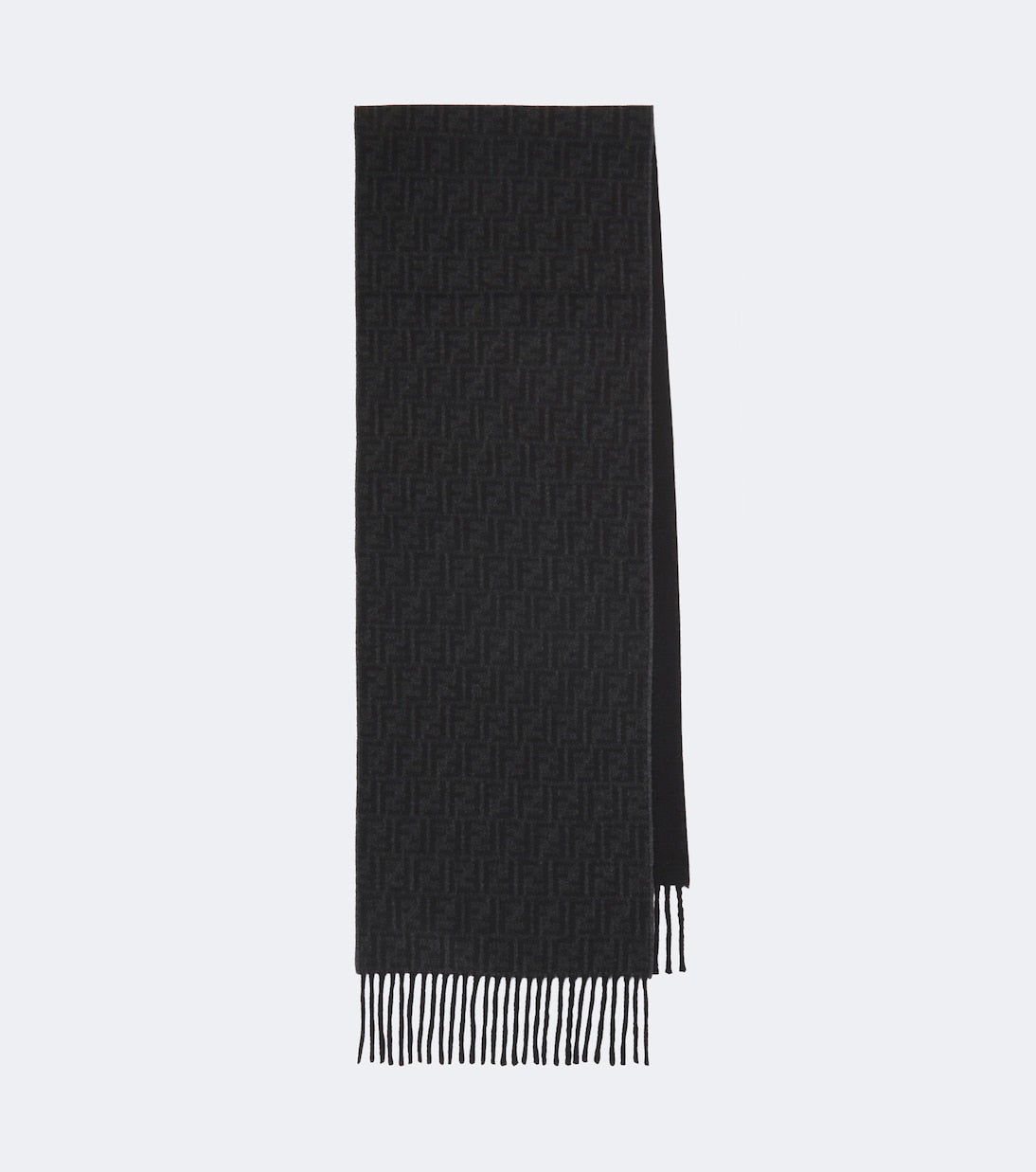 Fendi - Zucca jacquard wool and cashmere scarf