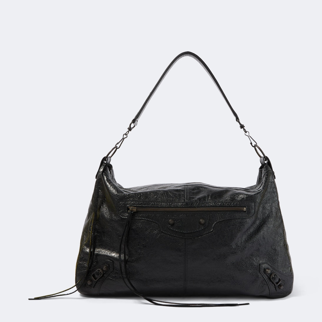 Balenciaga - Le City Moto leather shoulder bag