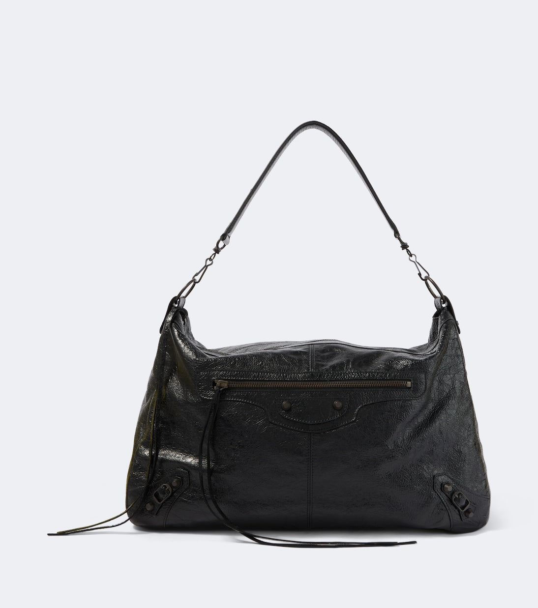 Balenciaga - Le City Moto leather shoulder bag