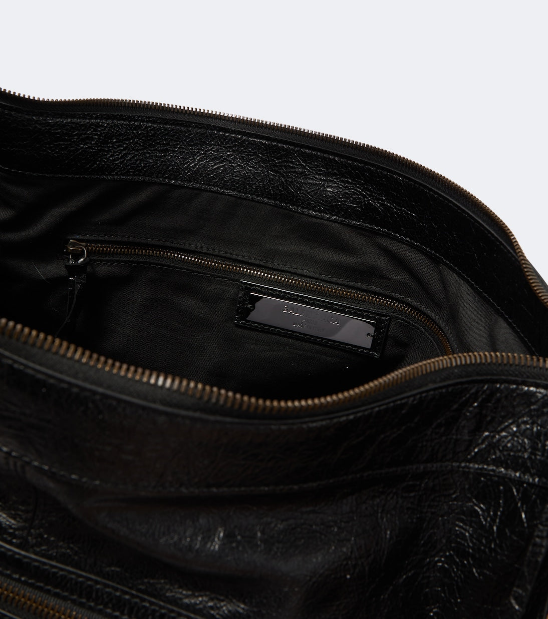 Balenciaga - Le City Moto leather shoulder bag