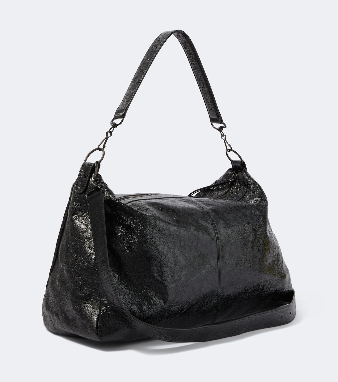 Balenciaga - Le City Moto leather shoulder bag