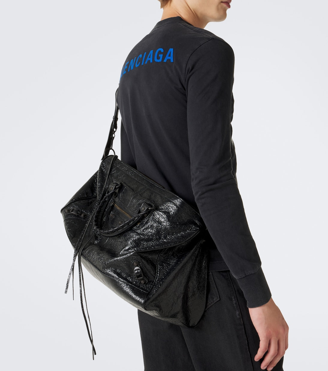 Balenciaga - Le City leather tote bag