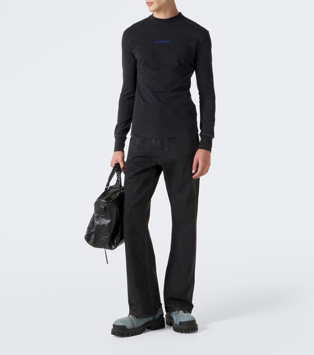 Balenciaga - Le City leather tote bag