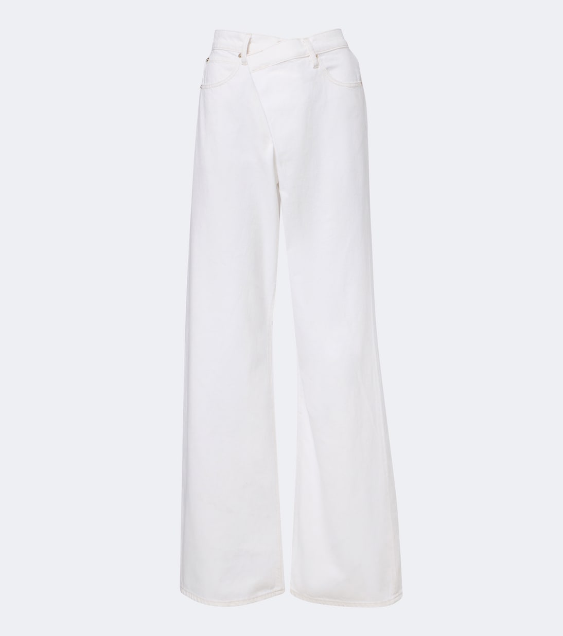 Frame - Crossover Loose wide-leg jeans