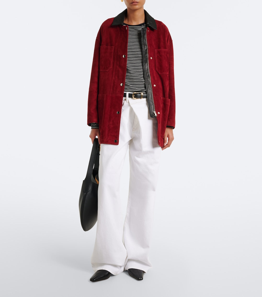 Frame - Crossover Loose wide-leg jeans