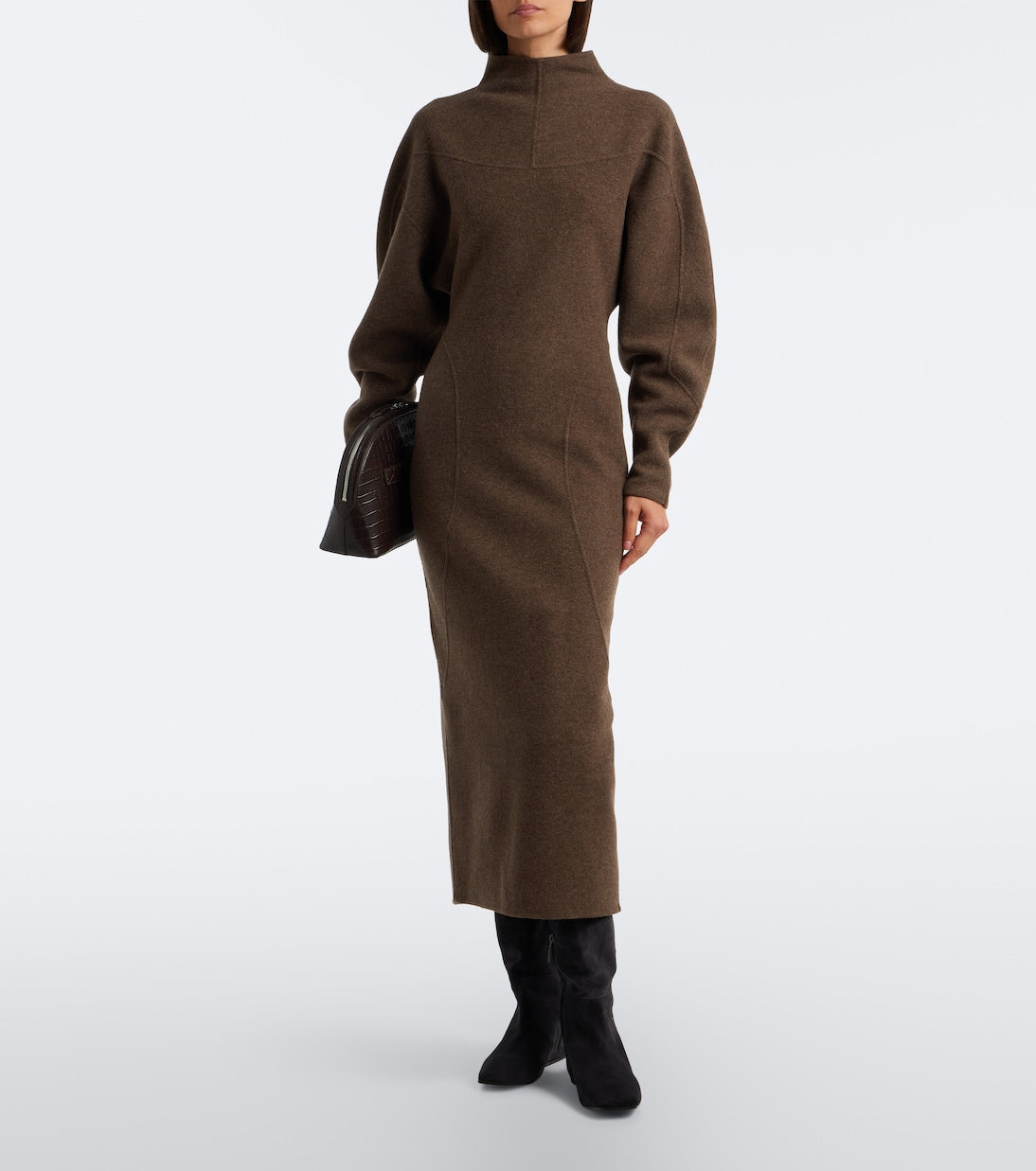 Max Mara - Studded suede over-the-knee boots