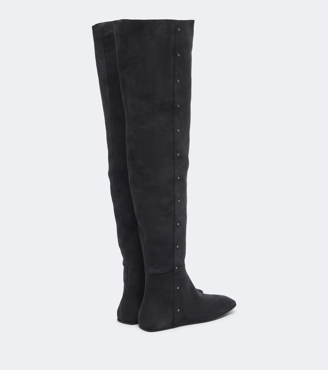 Max Mara - Studded suede over-the-knee boots