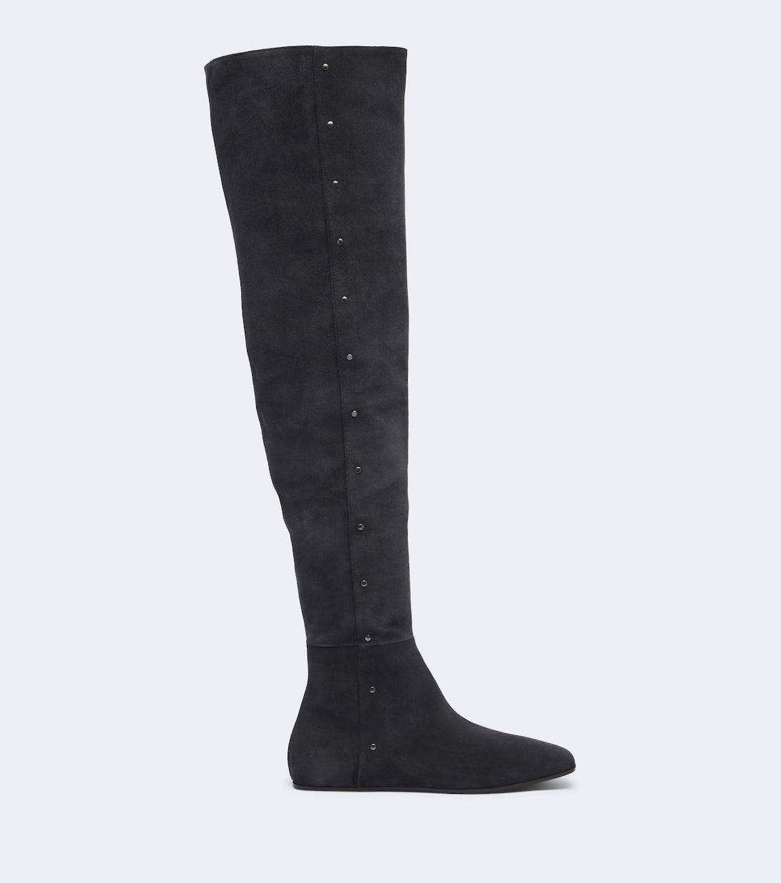 Max Mara - Studded suede over-the-knee boots