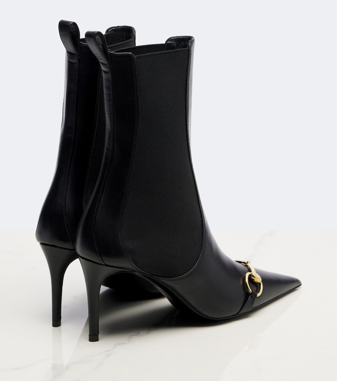 Gucci - Donna Horsebit leather ankle boots