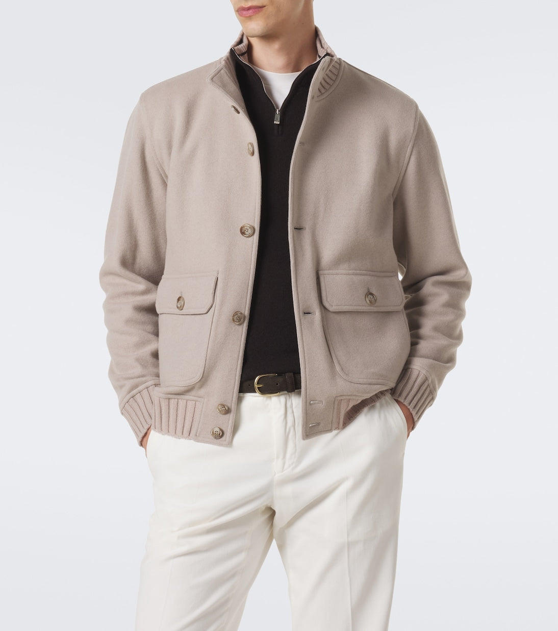 Fedeli - Cashmere bomber jacket