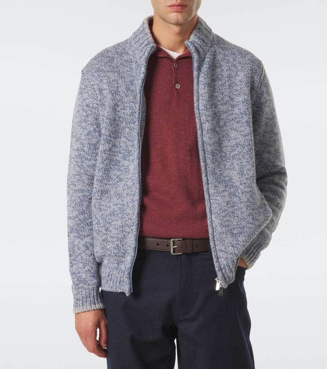 Fedeli - Alpaca and wool cardigan