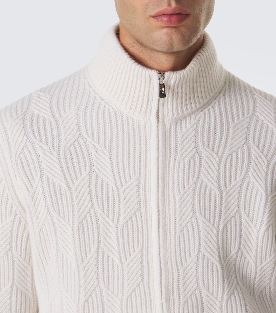 Fedeli - Cable-knit cashmere cardigan
