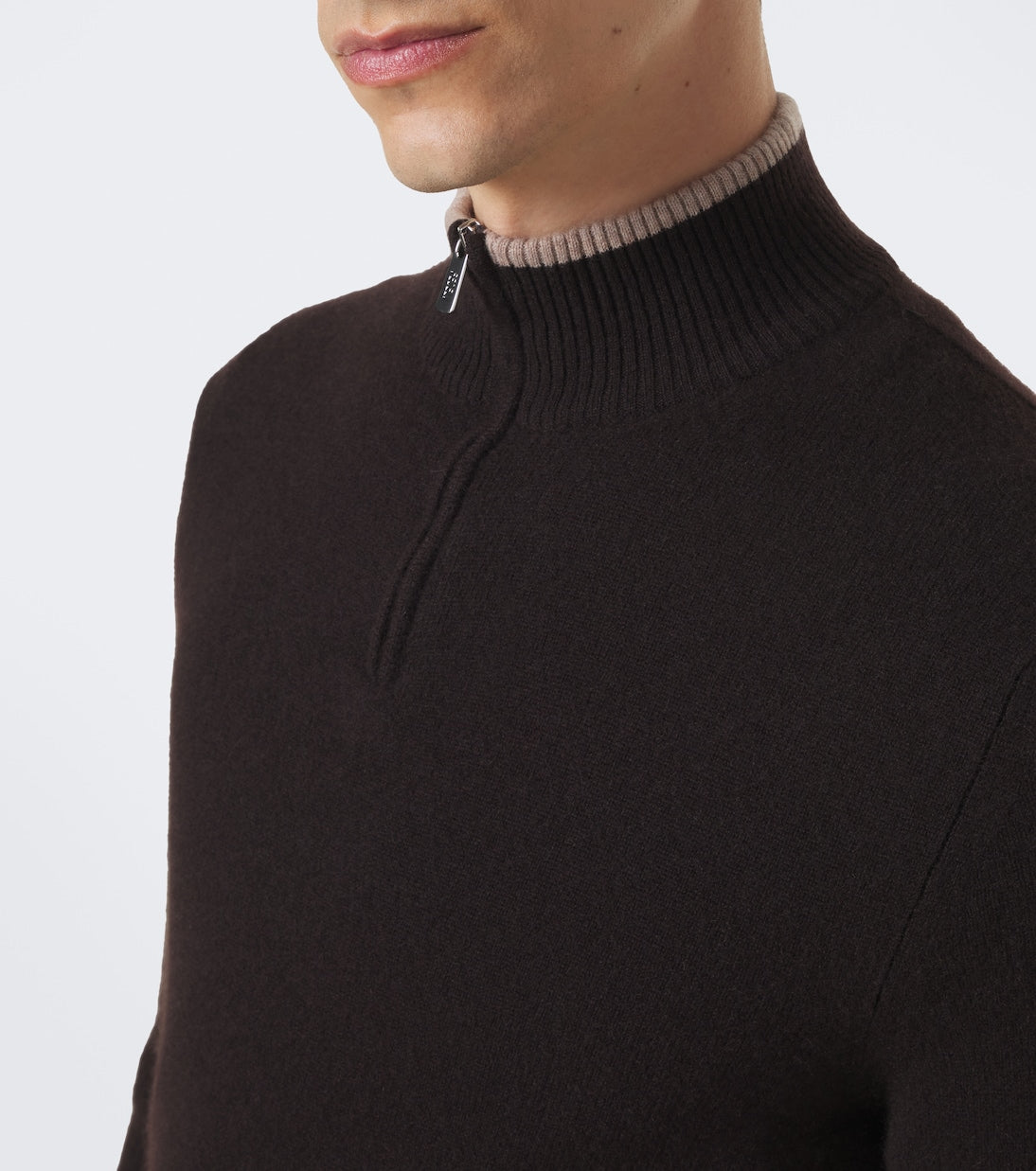 Fedeli - Cashmere half-zip sweater