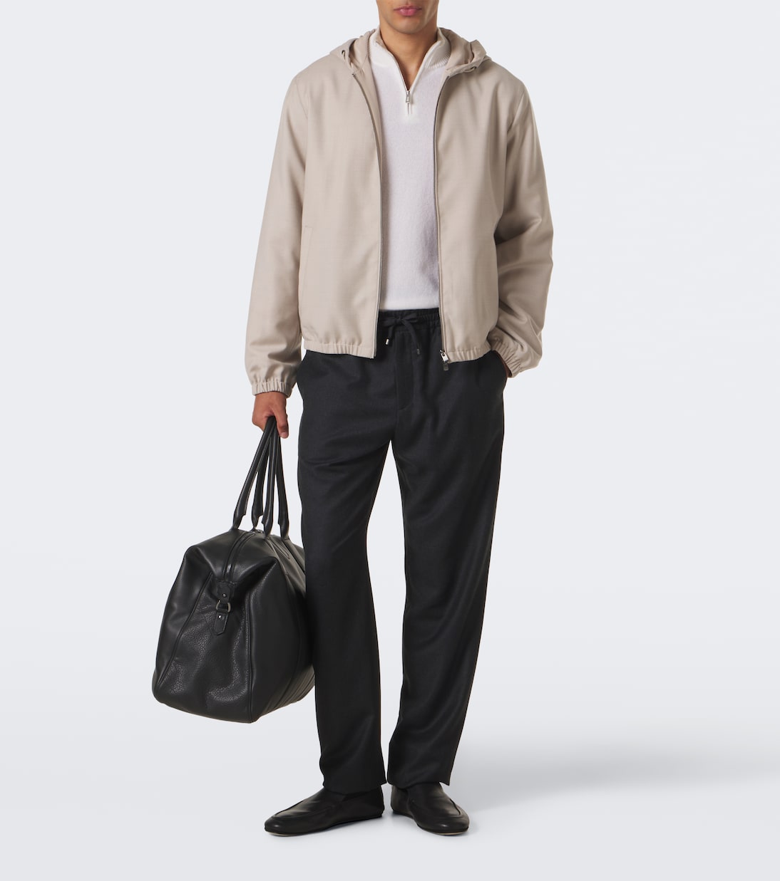 Fedeli - Cashmere half-zip sweater