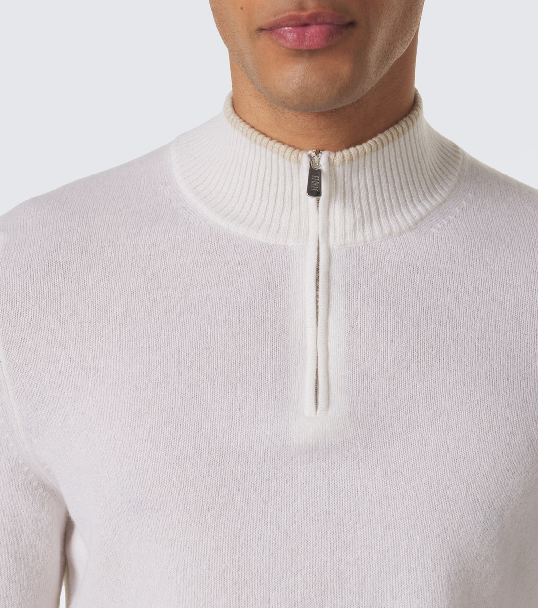Fedeli - Cashmere half-zip sweater