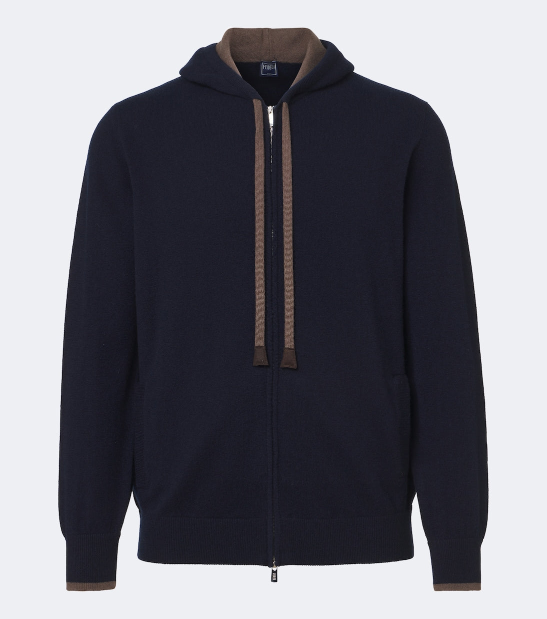 Fedeli - Cashmere zip-up hoodie