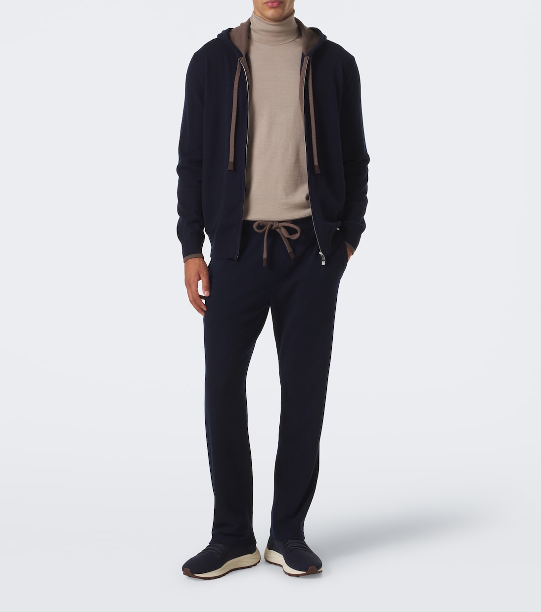 Fedeli - Cashmere zip-up hoodie