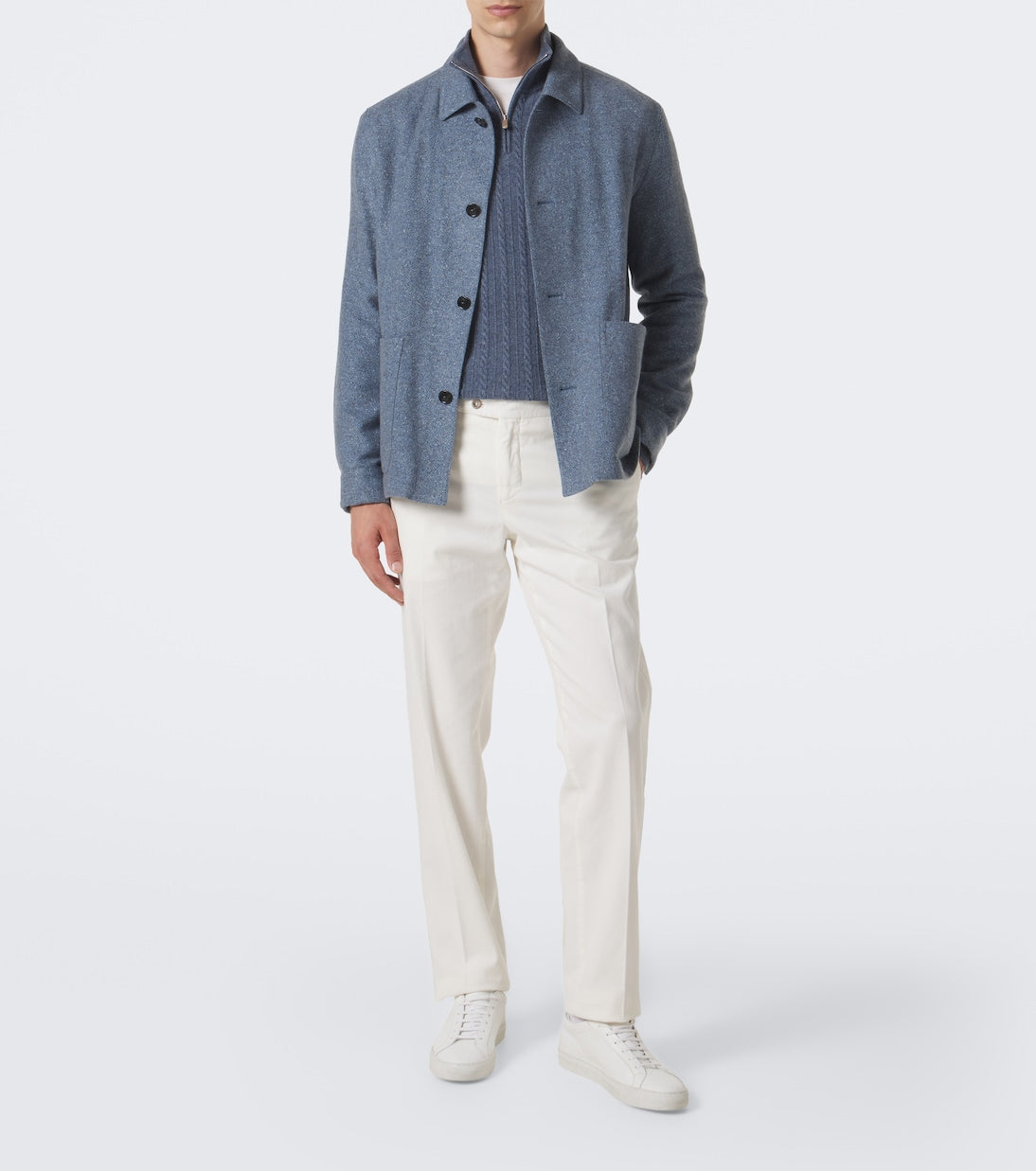 Fedeli - Cotton-blend chinos