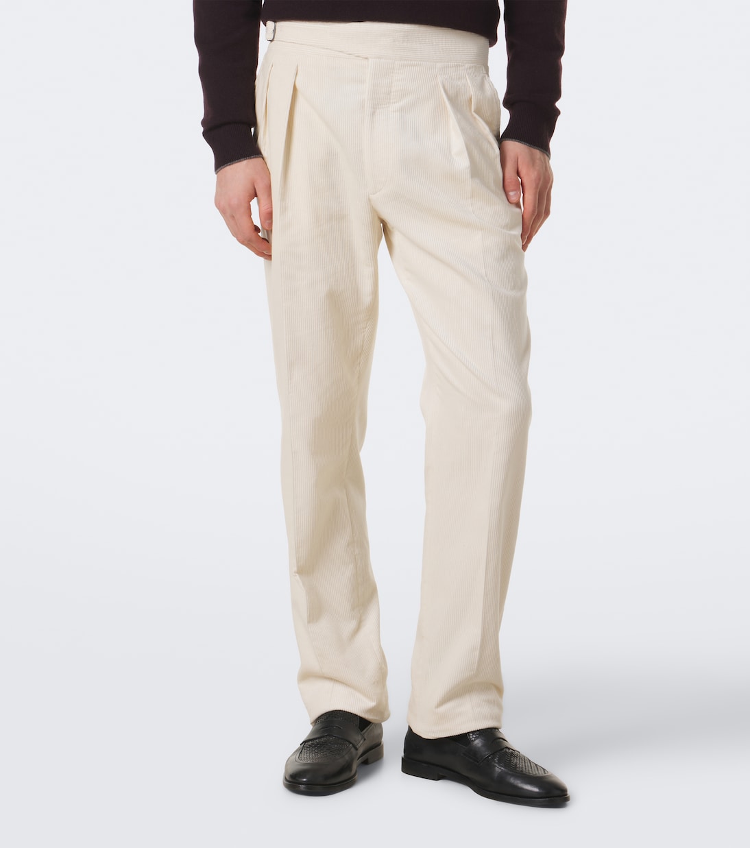 Ralph Lauren Purple Label - Byron cotton corduroy straight pants