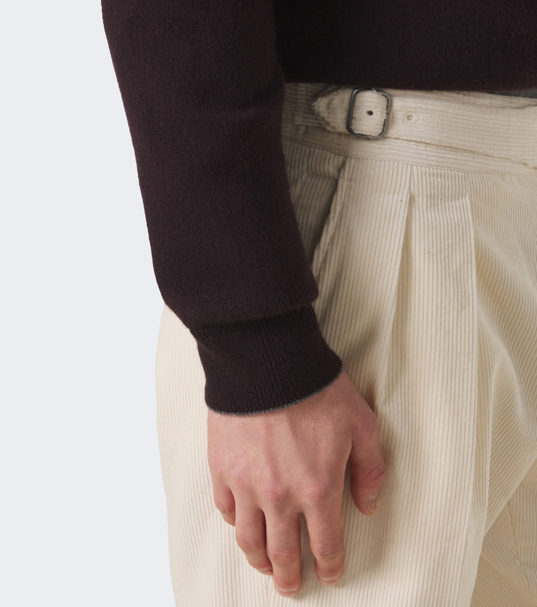 Ralph Lauren Purple Label - Byron cotton corduroy straight pants