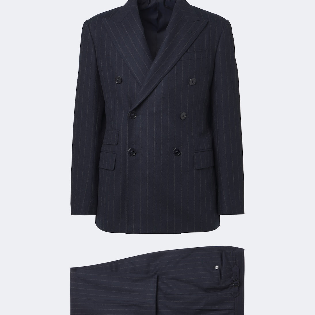 Ralph Lauren Purple Label - Chalk stripe wool and cashmere suit