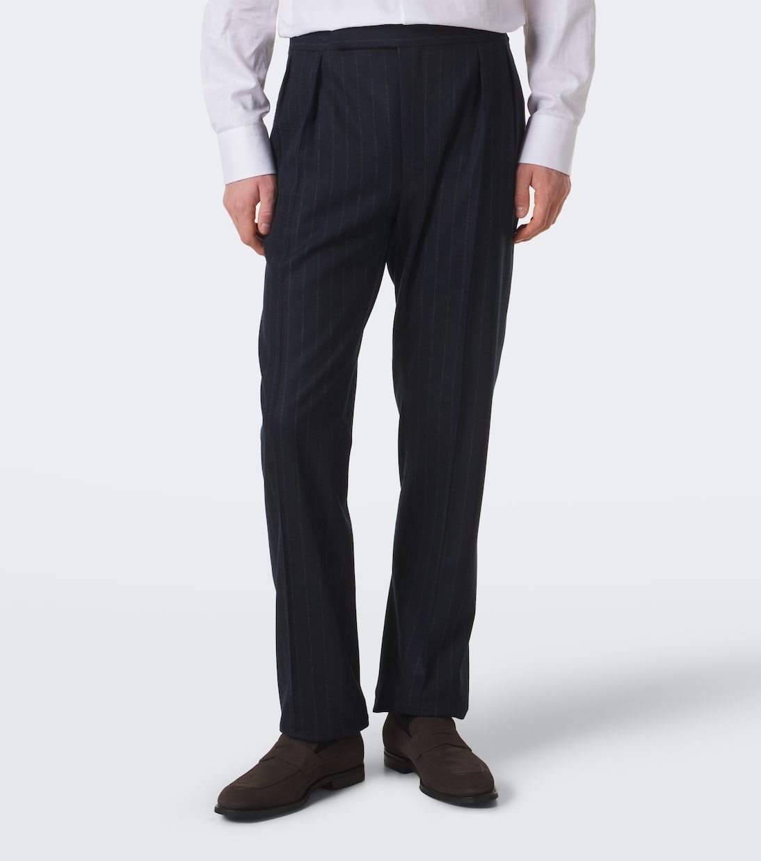 Ralph Lauren Purple Label - Chalk stripe wool and cashmere suit