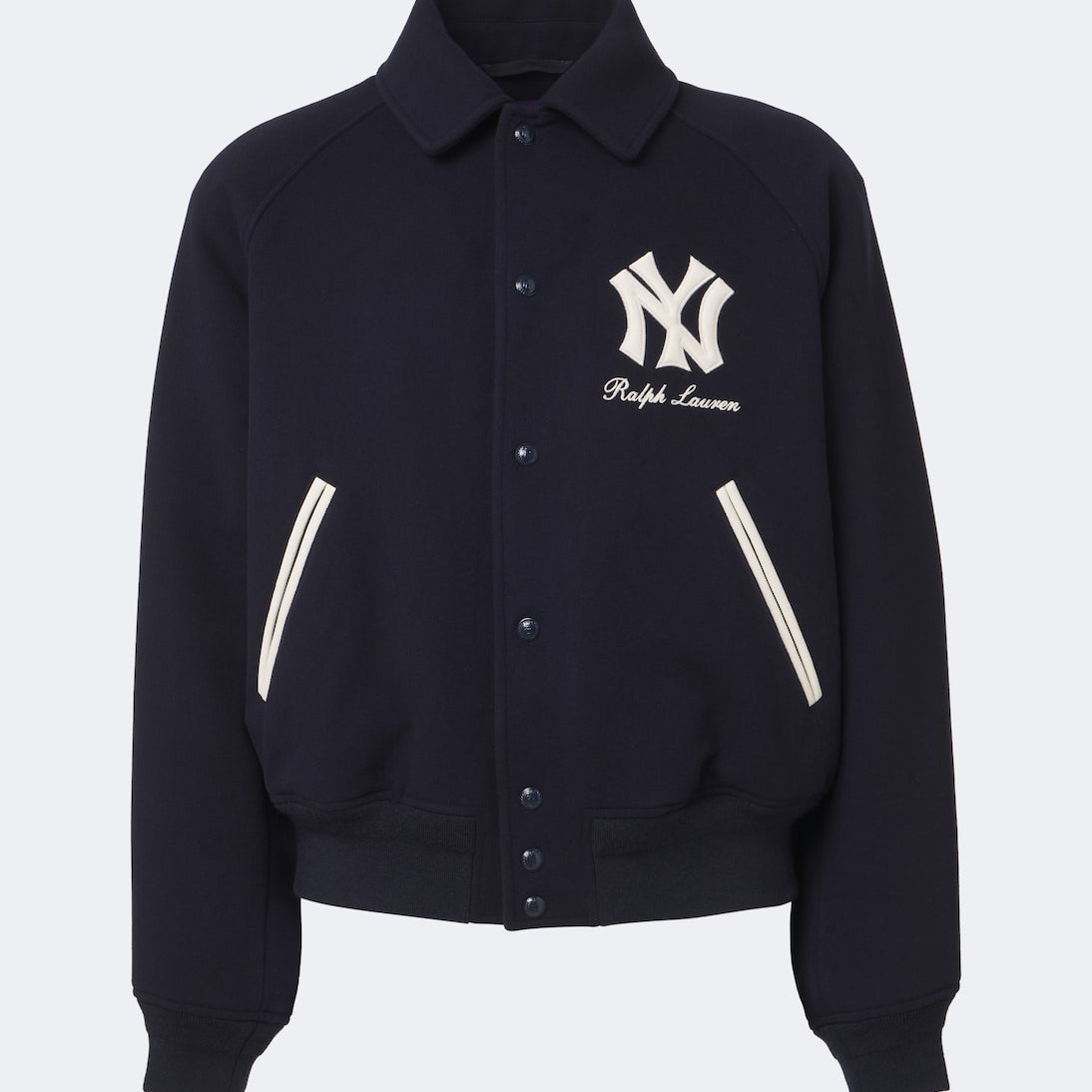 Ralph Lauren Purple Label - x MLB shearling-lined twill blouson jacket
