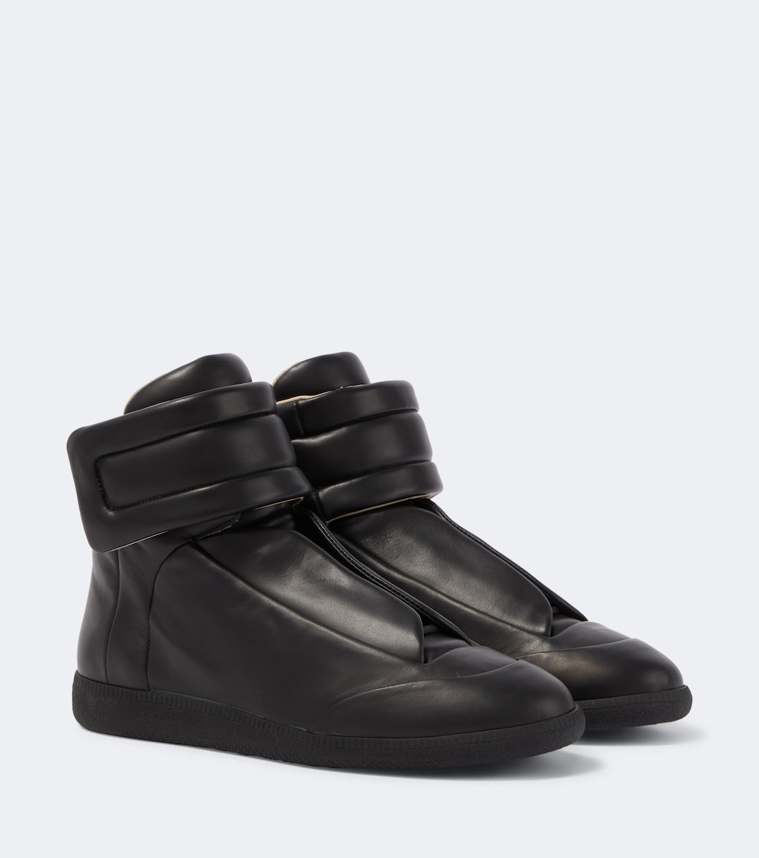 Maison Margiela - Future leather high-top sneakers