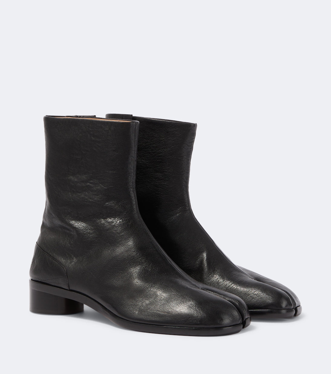 Maison Margiela - Tabi leather ankle boots