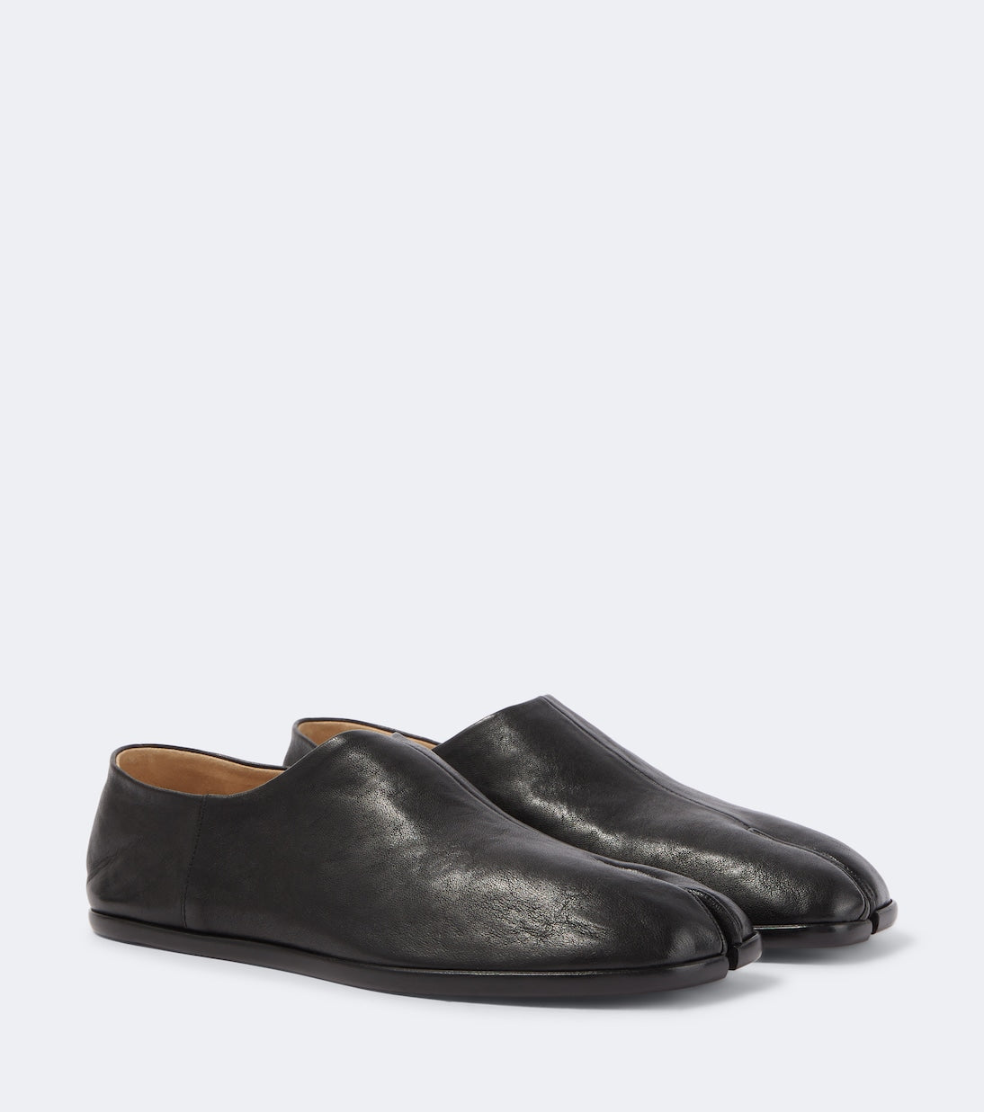 Maison Margiela - Tabi leather slip-ons