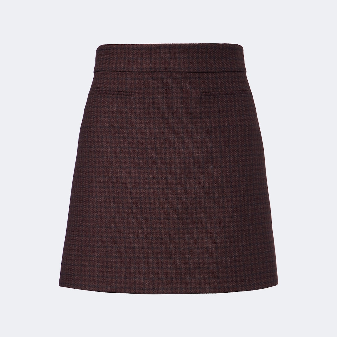 Gucci - Checked wool-blend miniskirt
