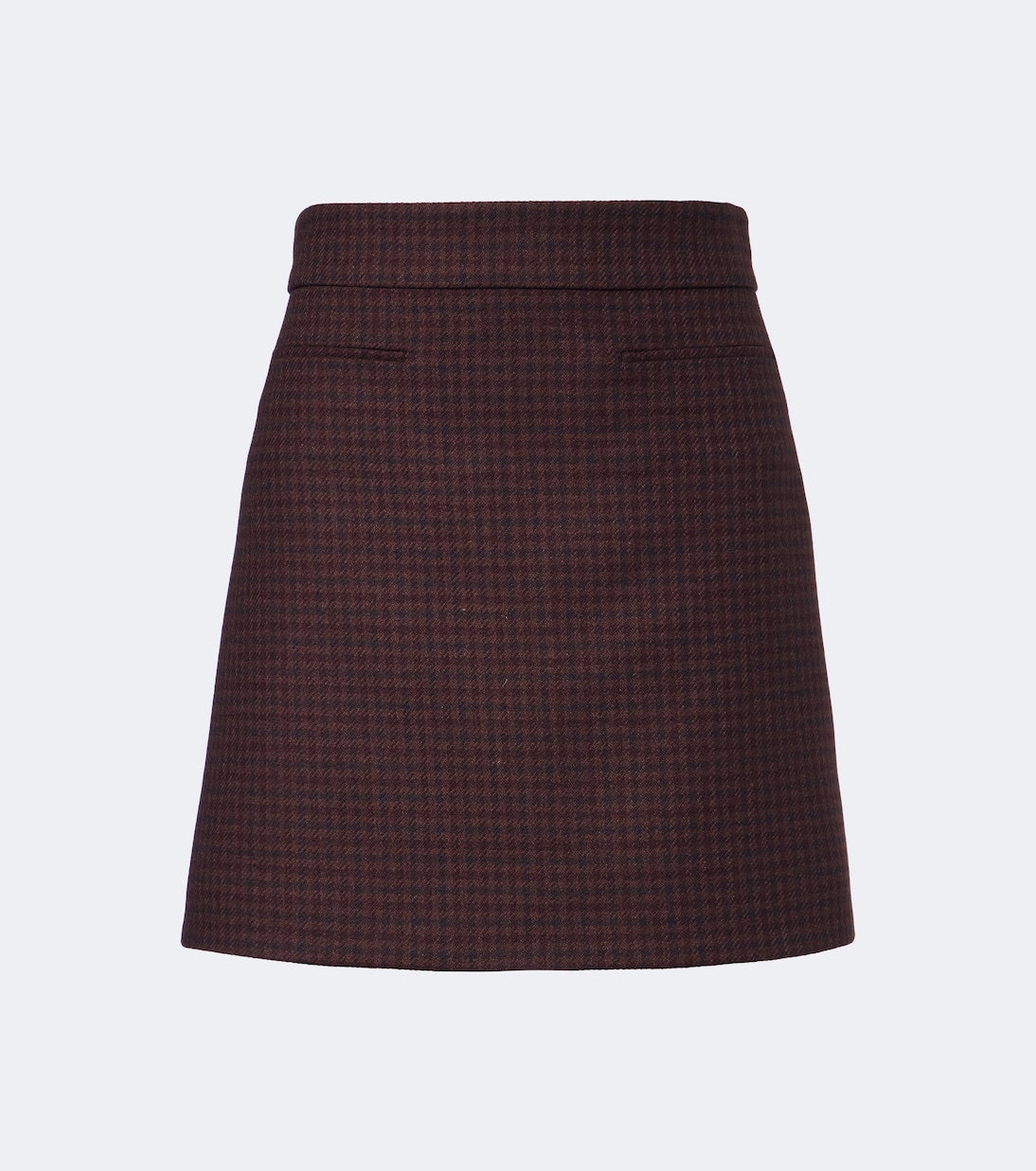 Gucci - Checked wool-blend miniskirt