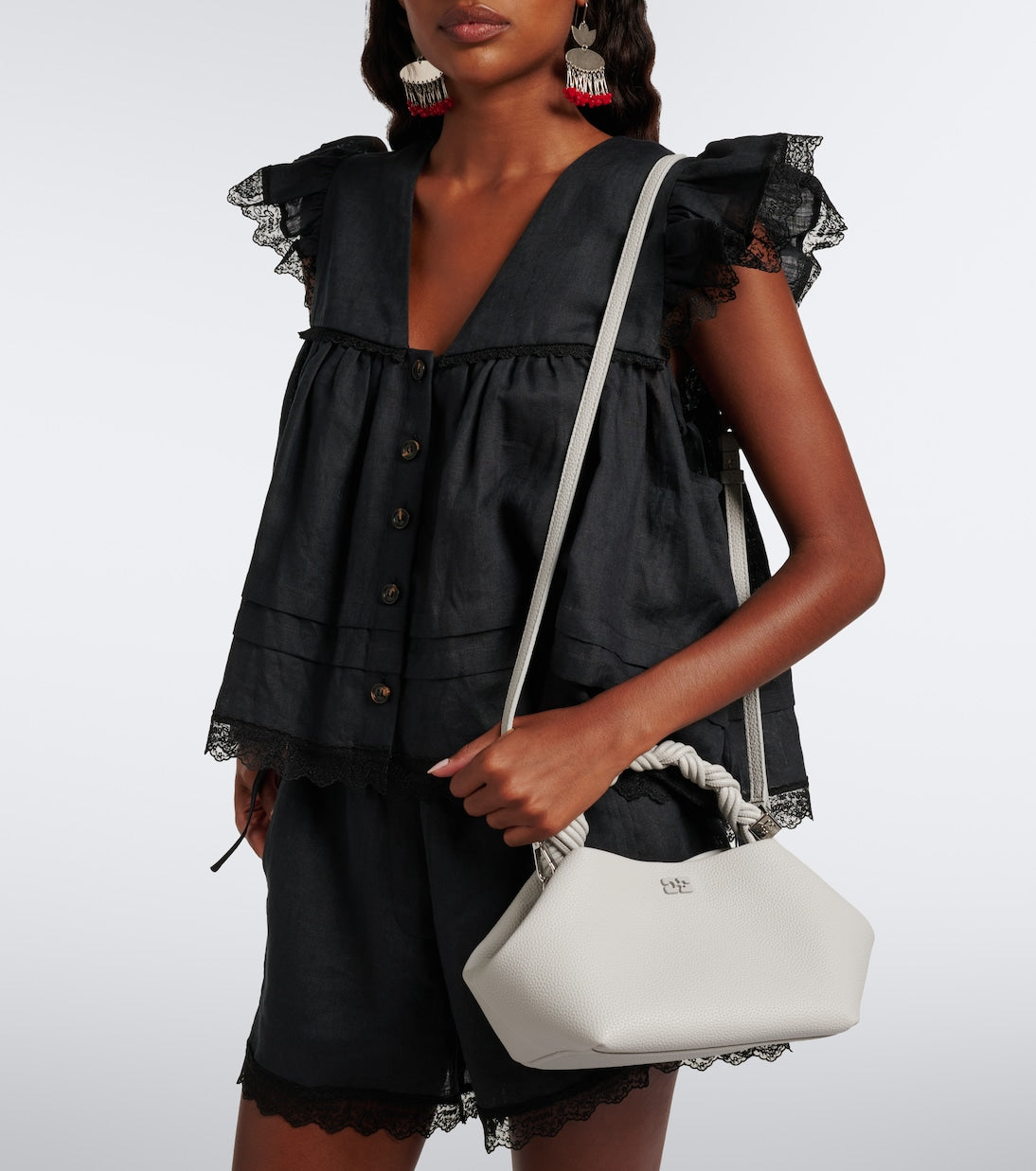 Ganni - Bou Small top-handle bag