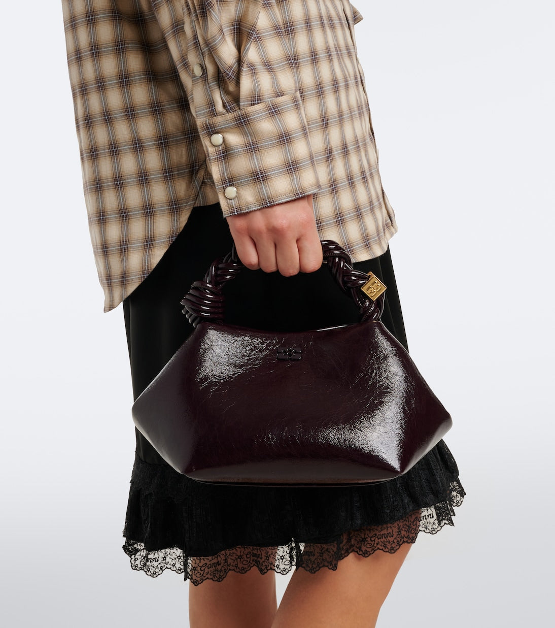 Ganni - Bou Small top-handle bag