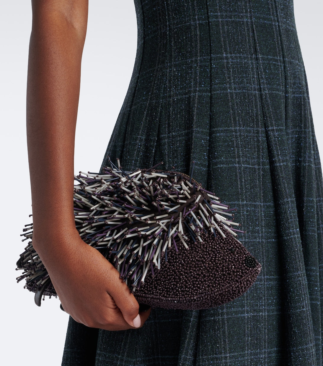 Staud - Porcupine beaded clutch