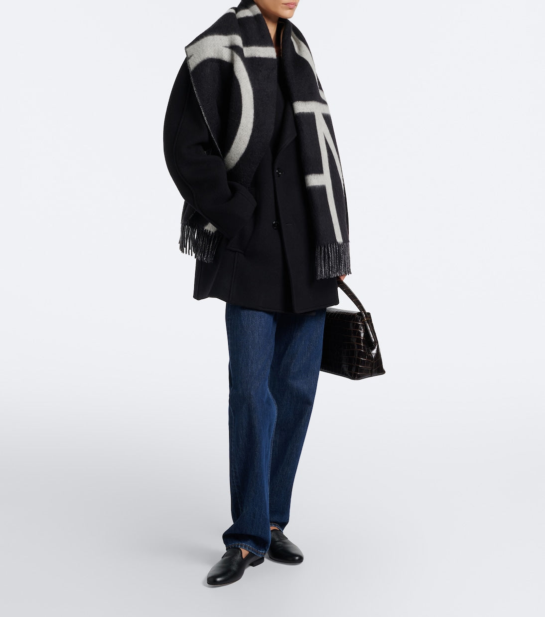 Toteme - Fringed virgin wool scarf