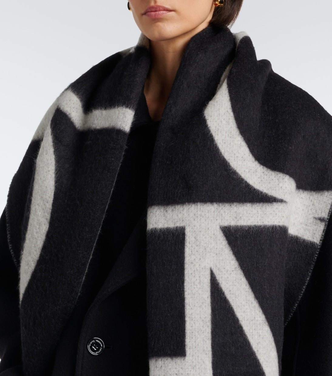 Toteme - Fringed virgin wool scarf