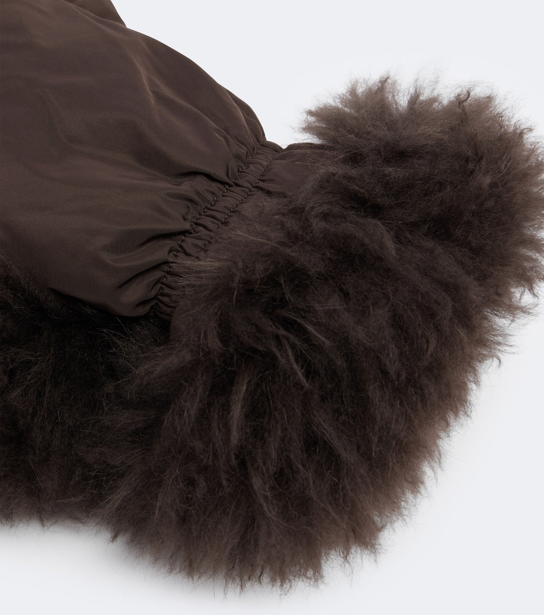 Yves Salomon - Shearling-trimmed down mittens