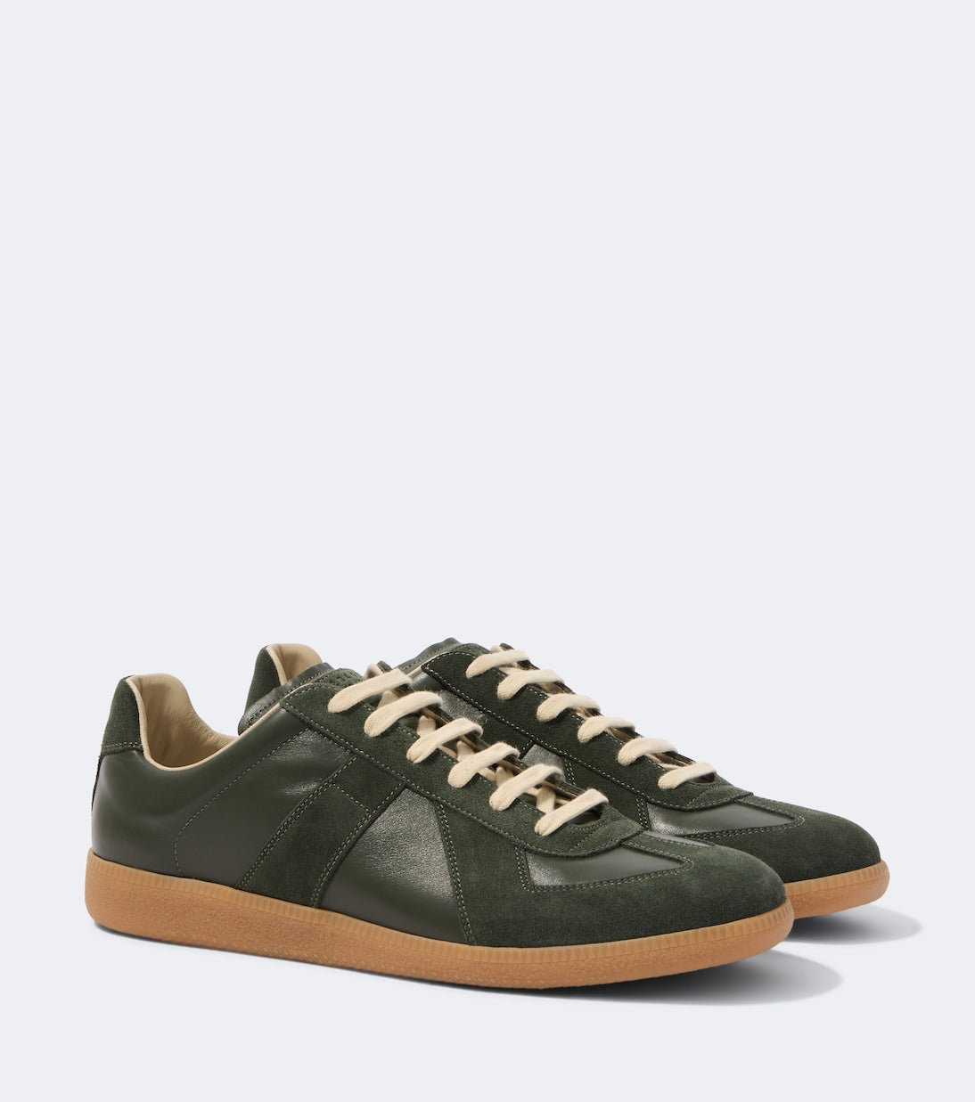 Maison Margiela - Replica leather and suede sneakers