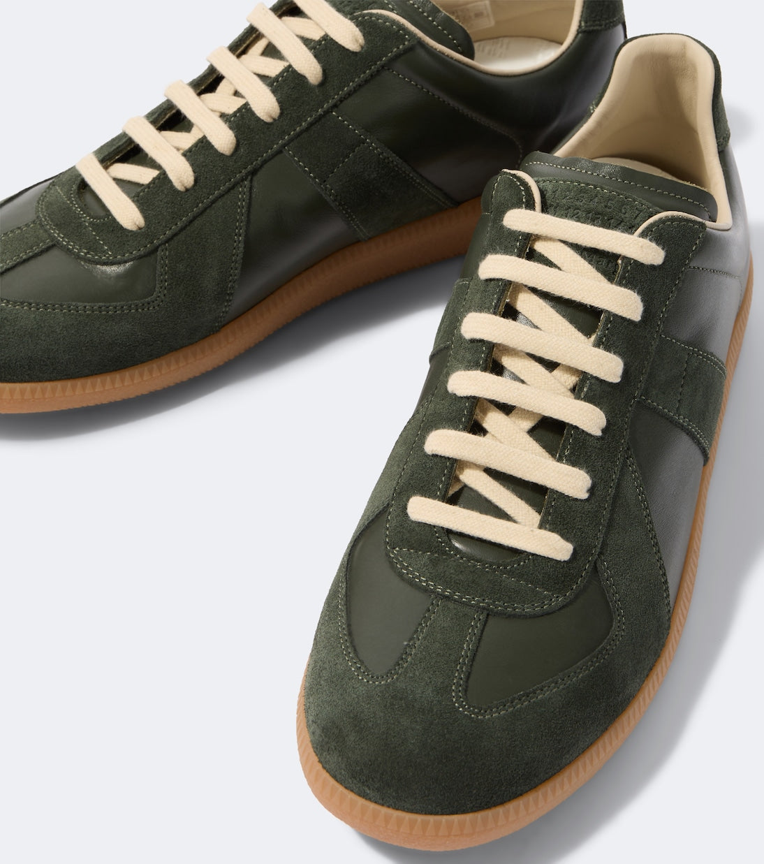 Maison Margiela - Replica leather and suede sneakers