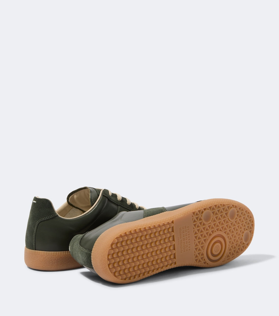 Maison Margiela - Replica leather and suede sneakers