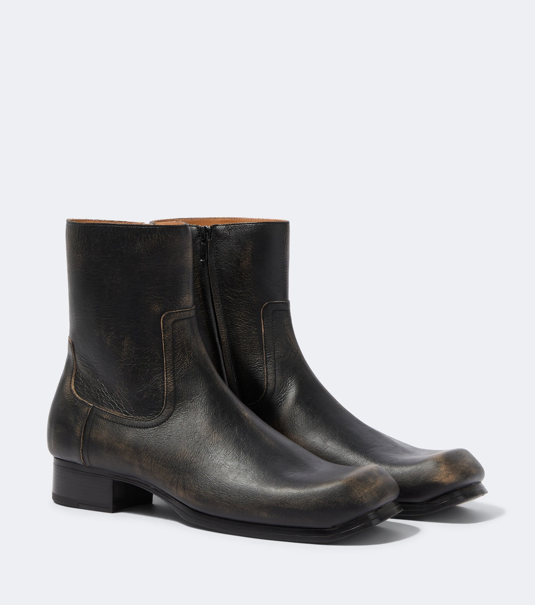 Maison Margiela - Float leather ankle boots