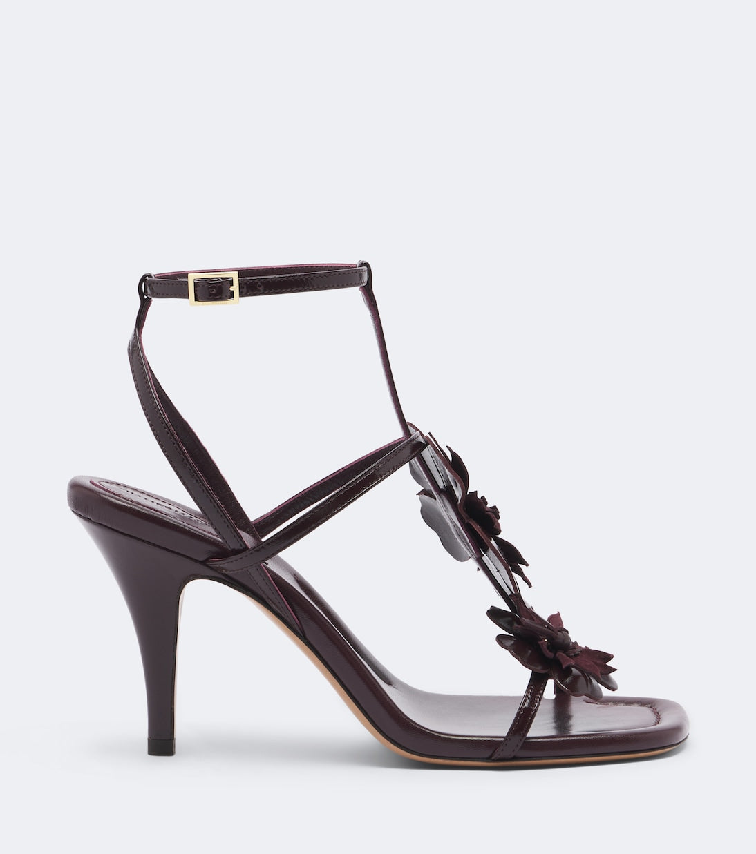 Zimmermann - Belara floral-appliqué leather sandals