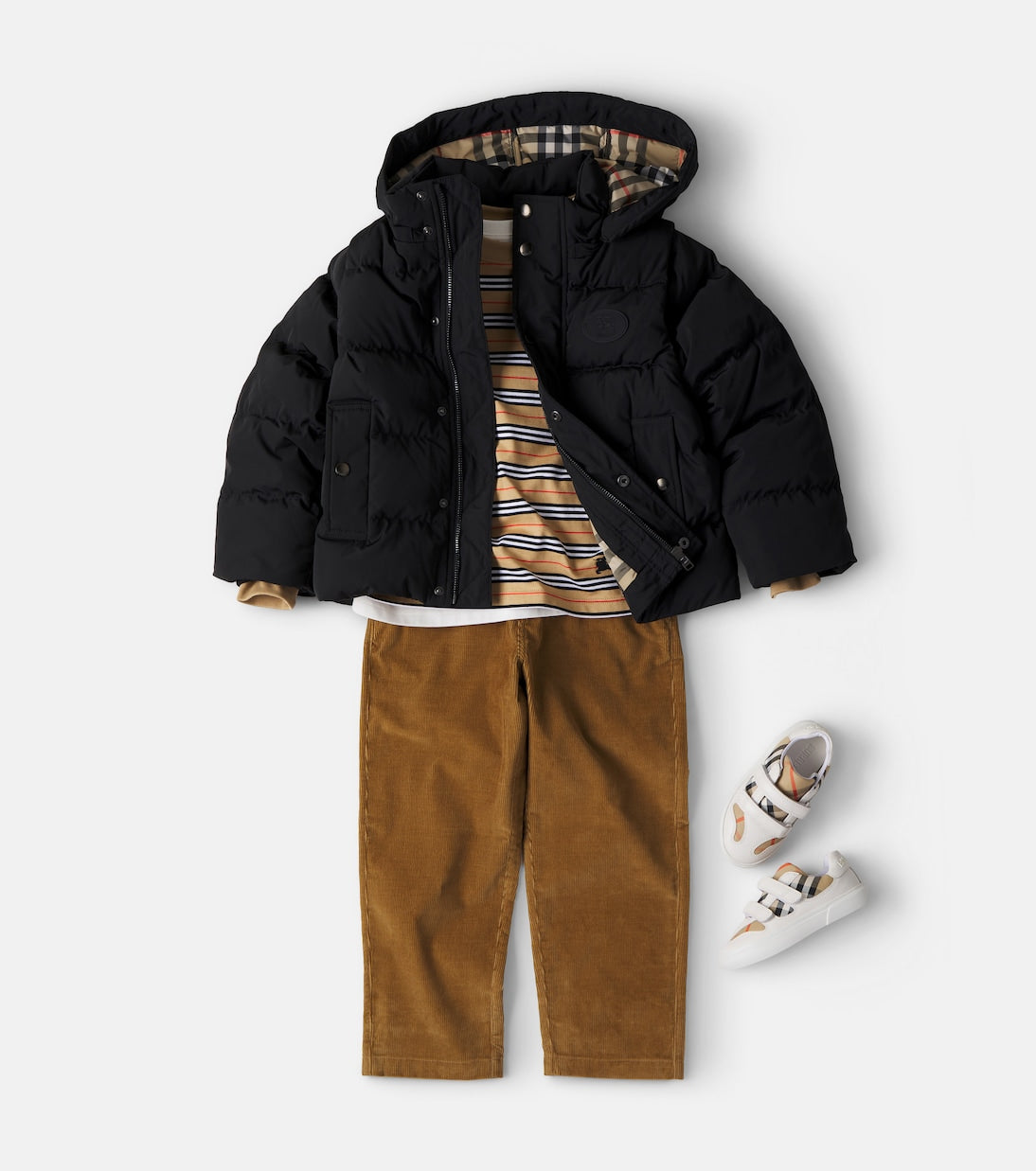Burberry Kids - Convertible hooded down jacket