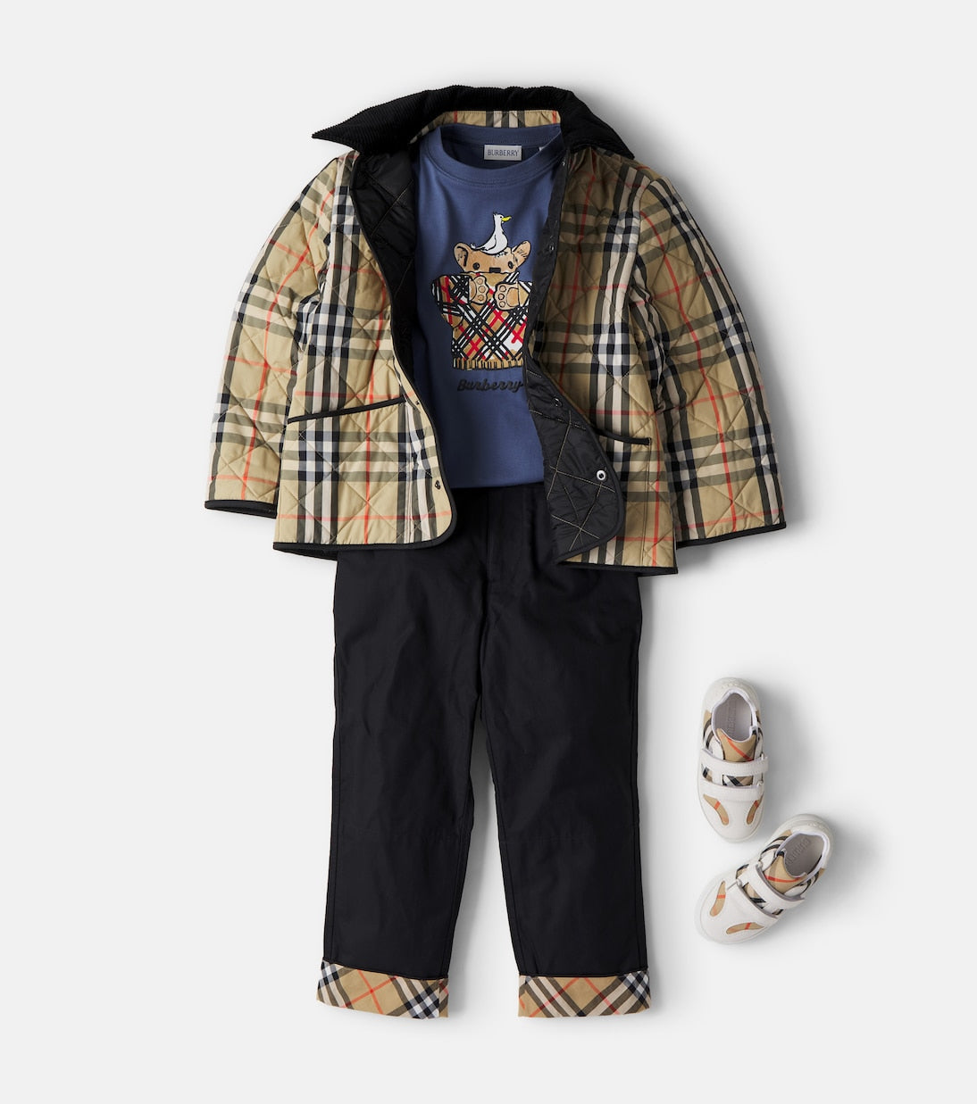 Burberry Kids - Printed cotton jersey T-shirt