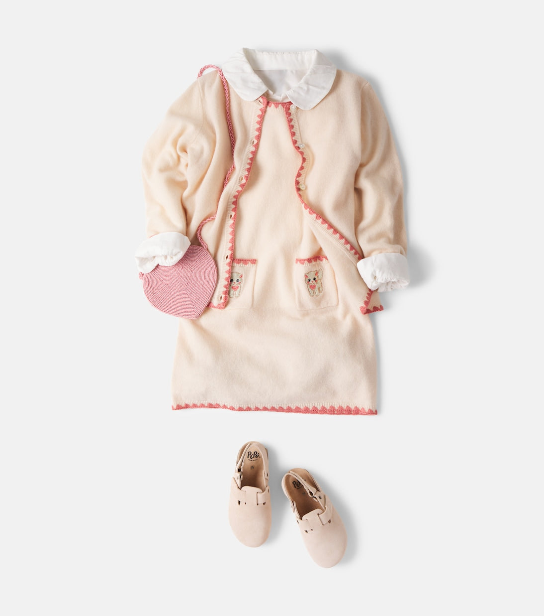 Konges Sløjd - Collette embroidered wool dress