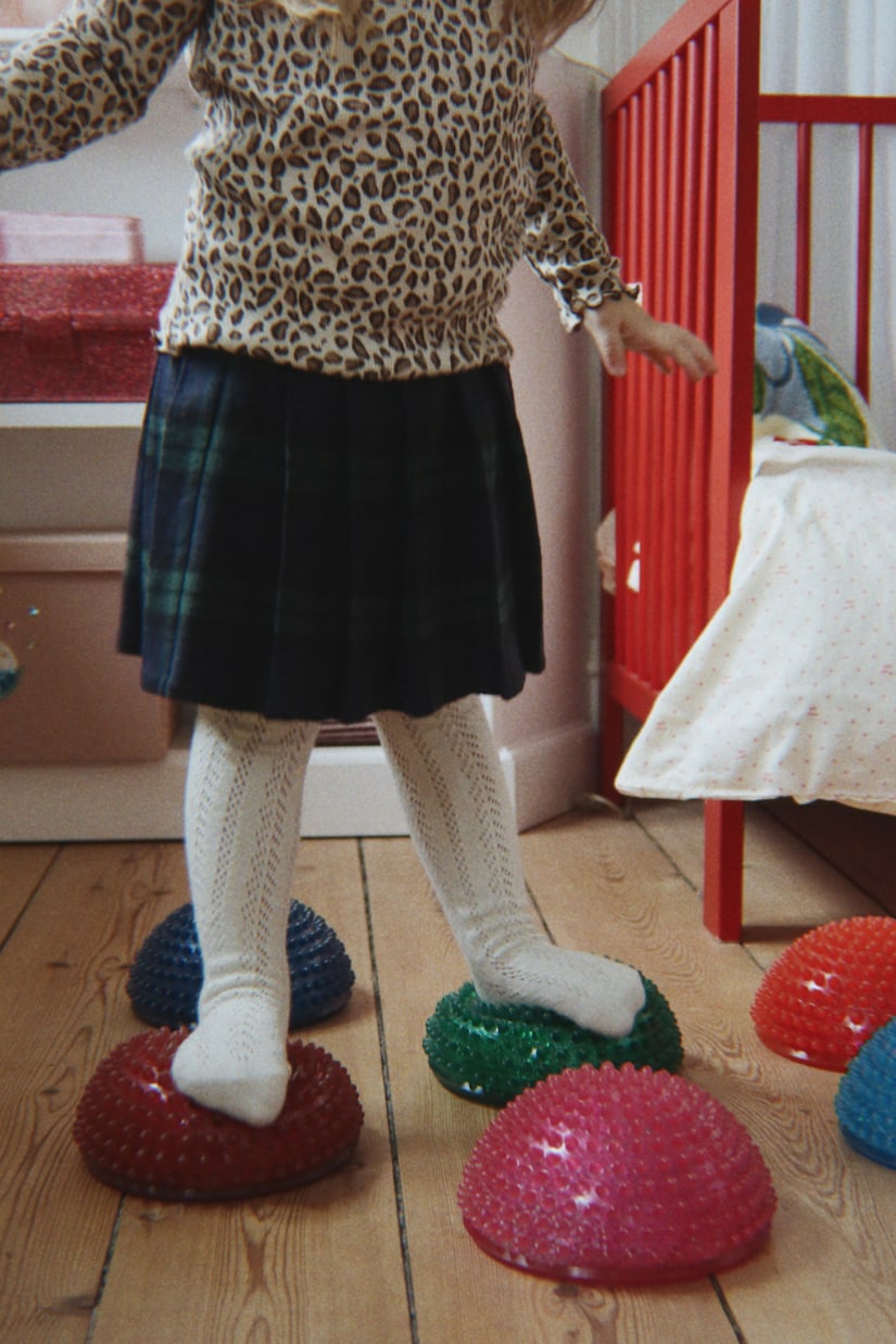 Konges Sløjd - Checky pleated cotton skirt